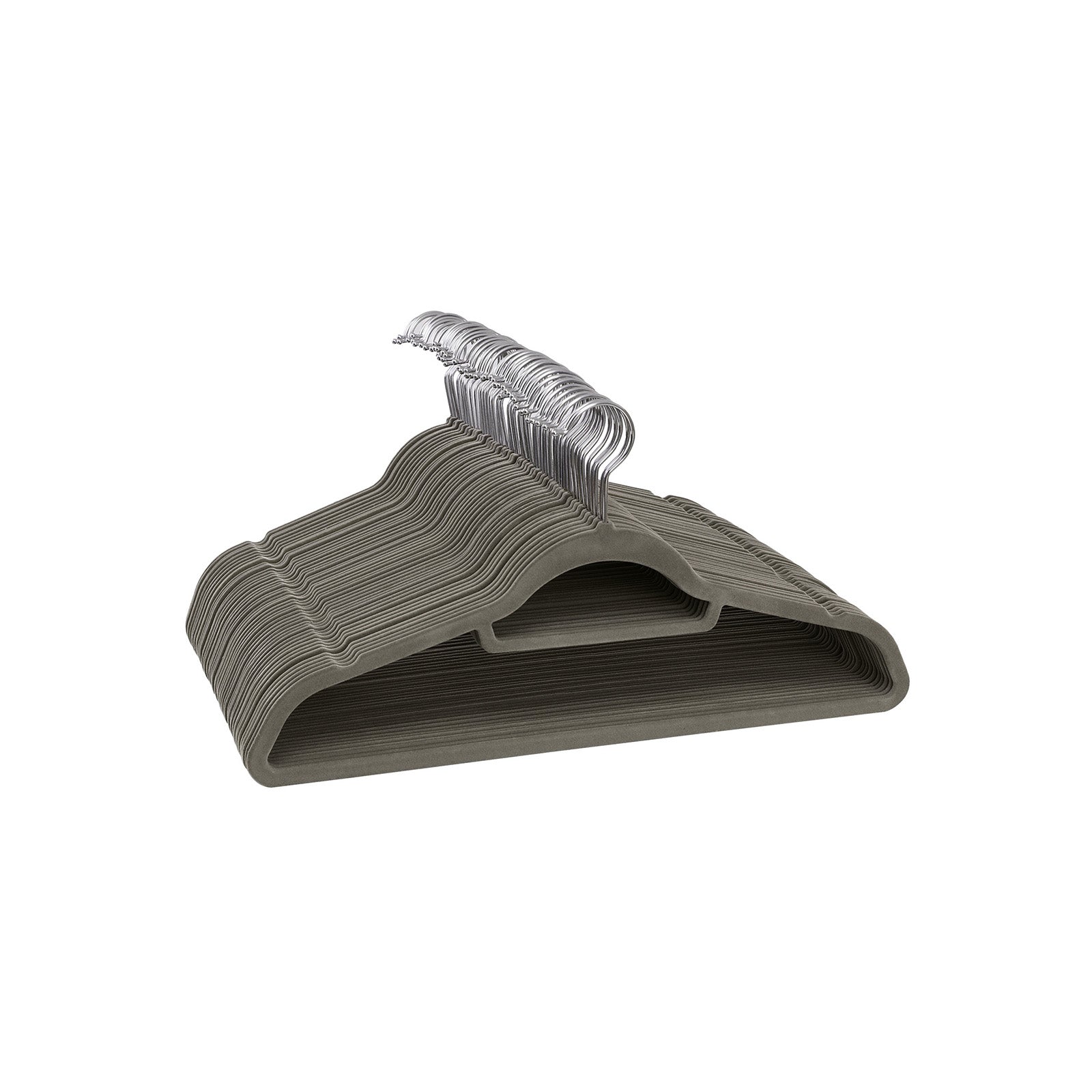 Clothing hangers - velvet - anti -slip - set of 20