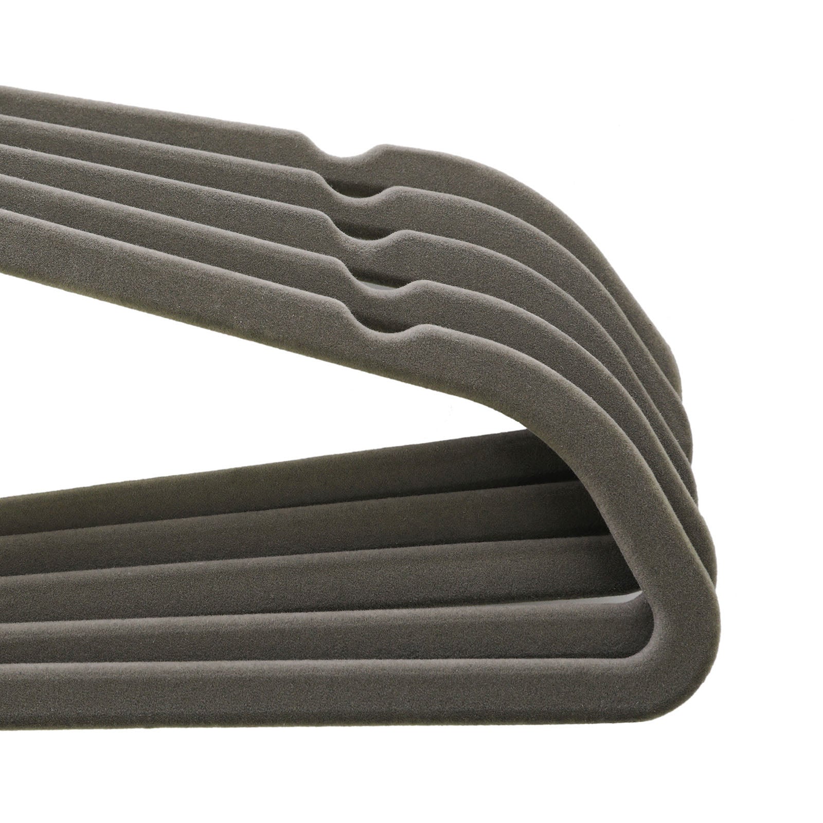 Clothing hangers - velvet - anti -slip - set of 20