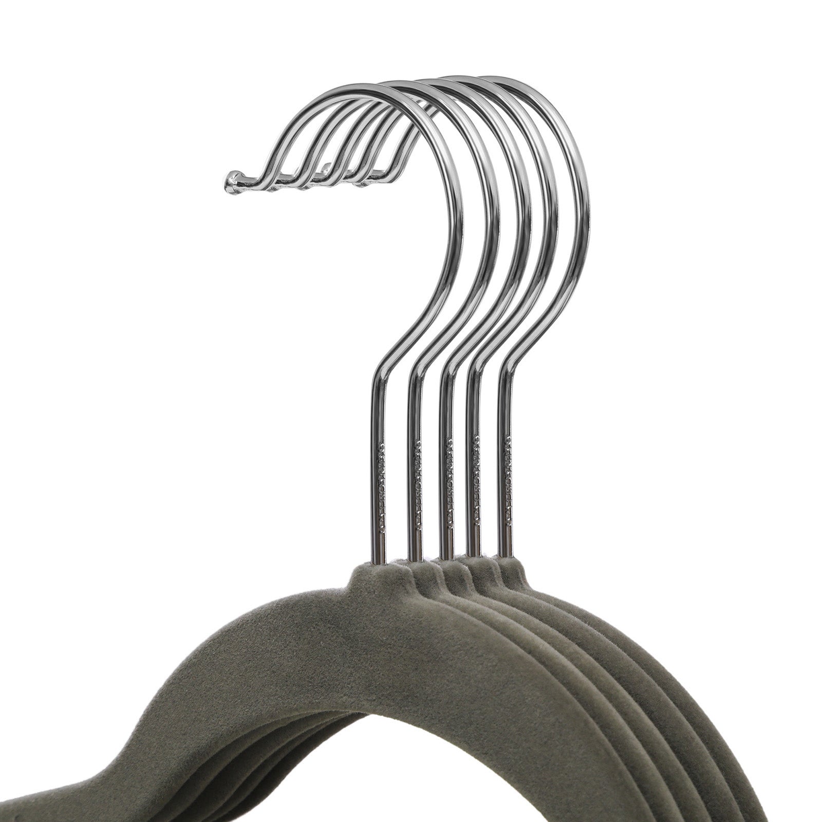 Clothing hangers - velvet - anti -slip - set of 20