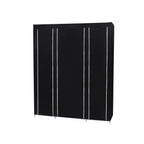 Wardrobe - Fabric wardrobe - 175 x 150 cm - Black