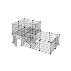 Animal Cage - Rabbit Cage / Cavia Cage - Animal Hob - Black