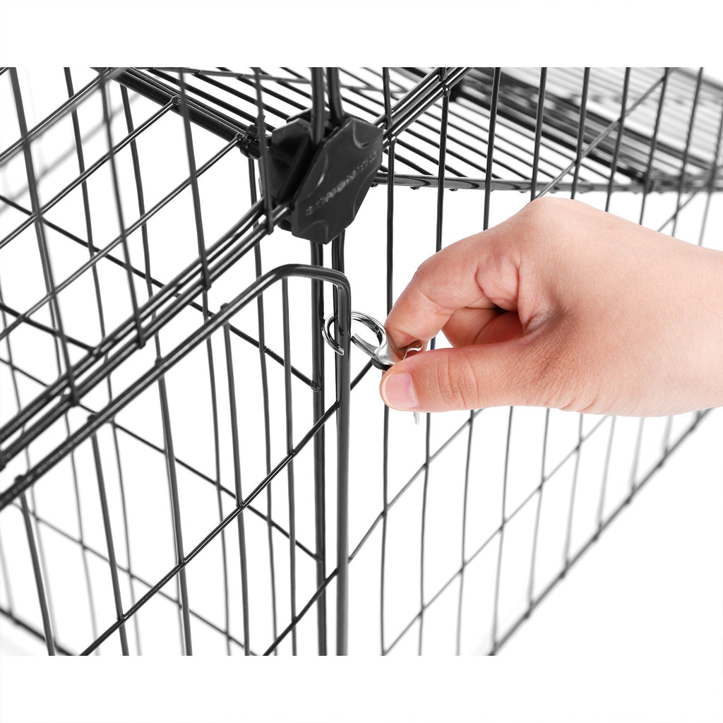 Animal Cage - Rabbit Cage / Cavia Cage - Animal Hob - Black