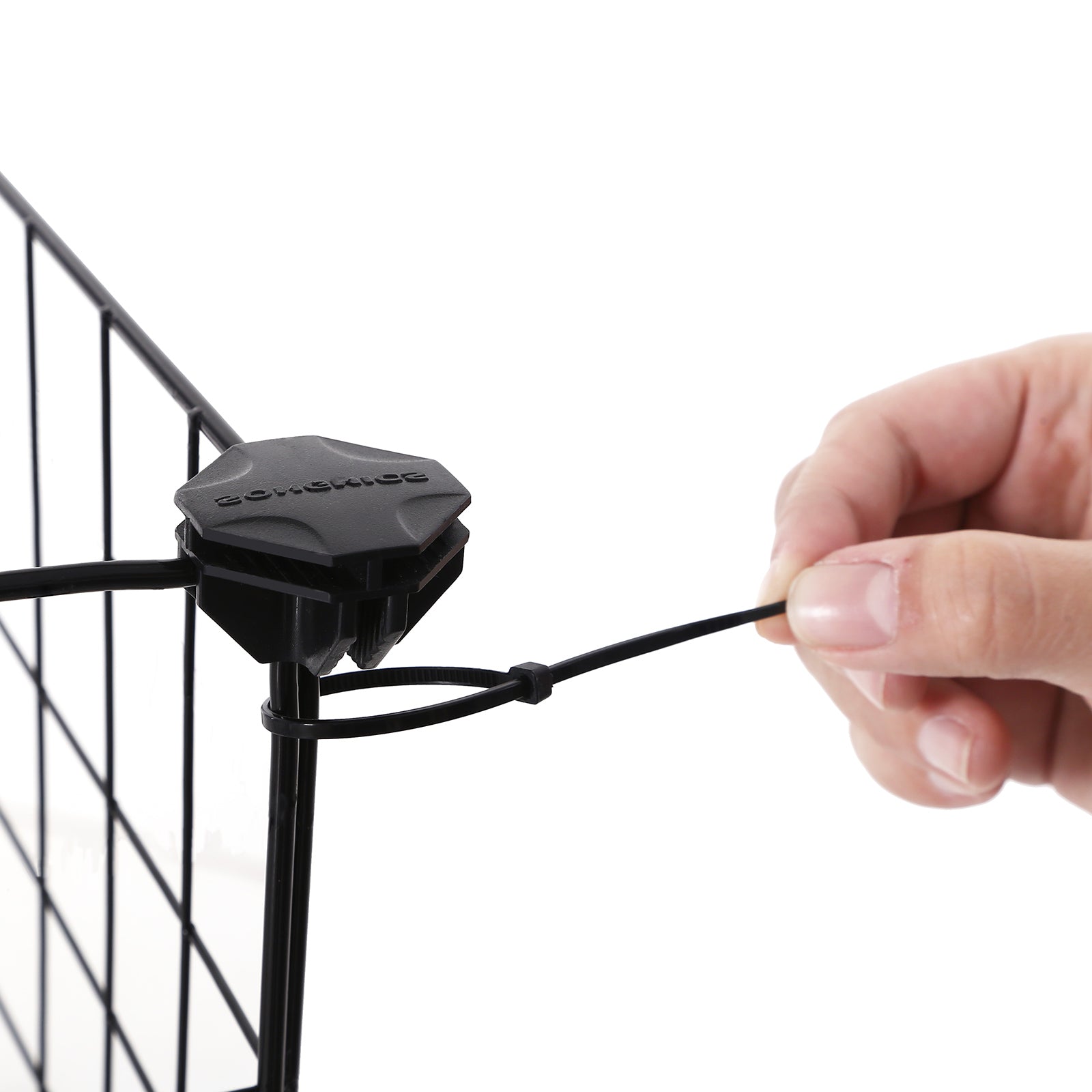 Animal Cage - Rabbit Cage / Cavia Cage - Animal Hob - Black