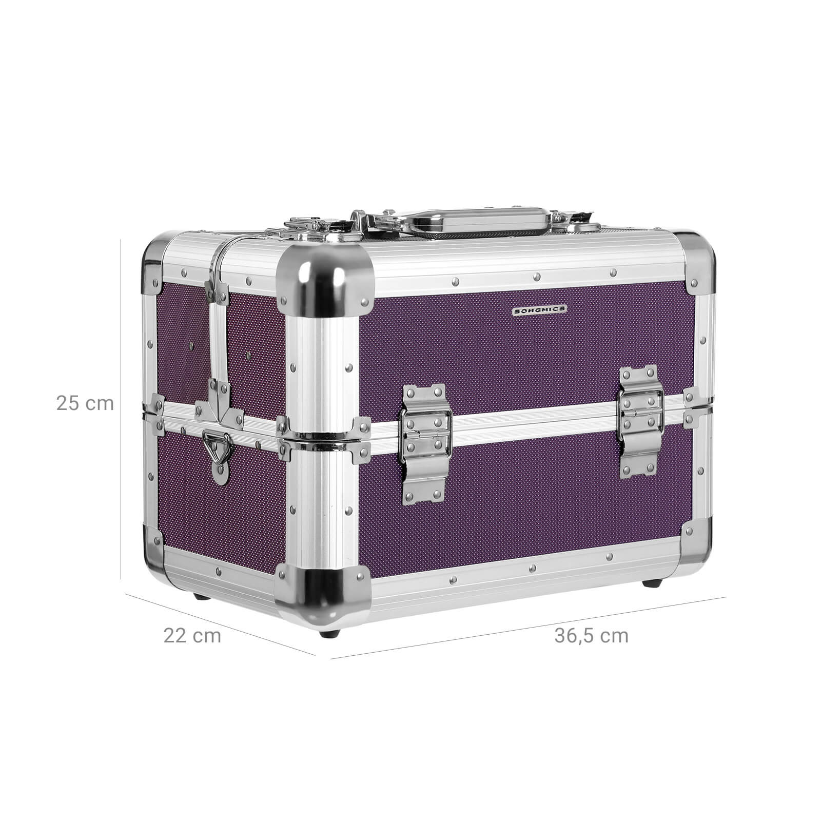Make-up case-Compact-Purple