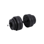 HALKERSET - Adjustable Dumbbells - 20 kg / 30 kg - plastic with steel tube