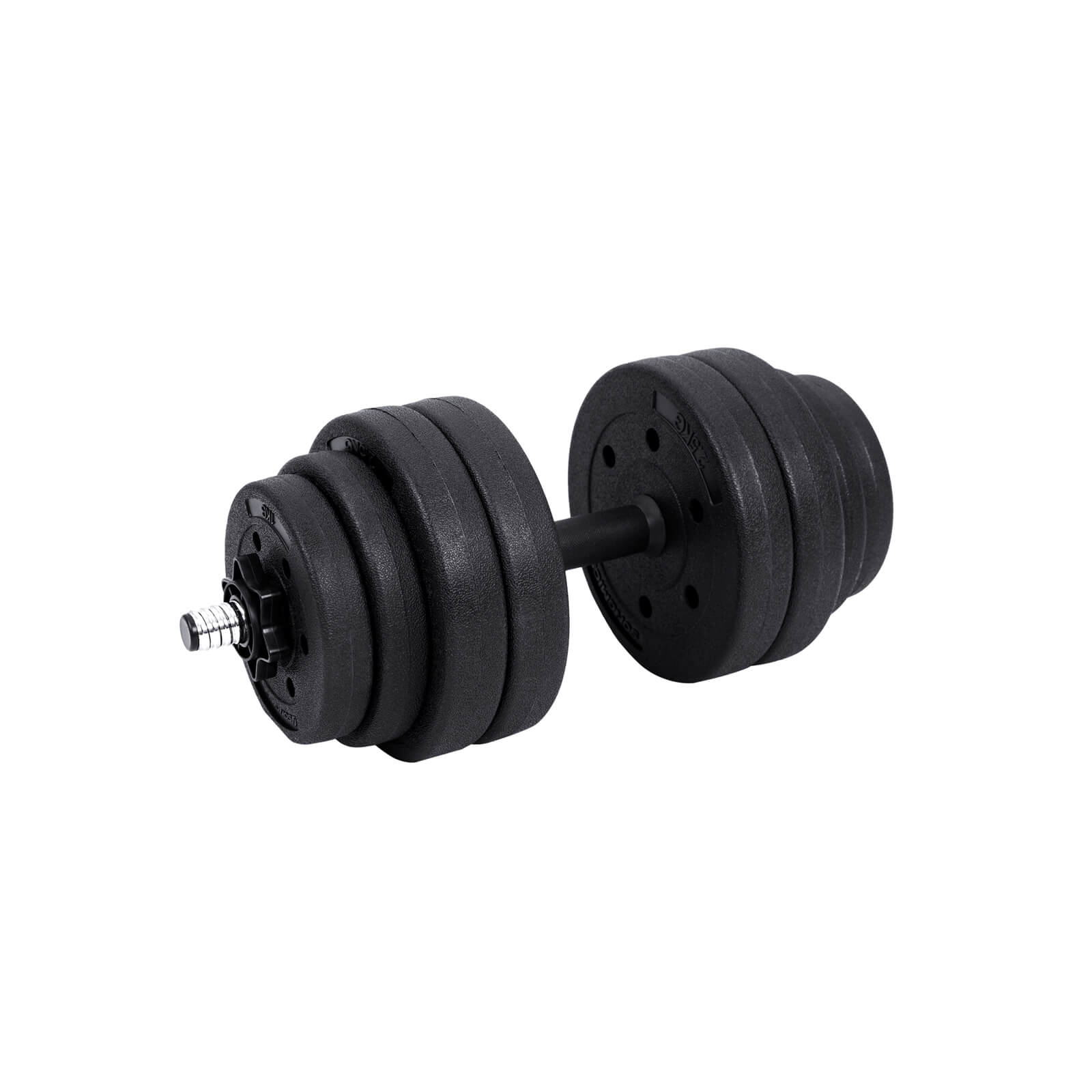 HALKERSET - Adjustable Dumbbells - 20 kg / 30 kg - plastic with steel tube