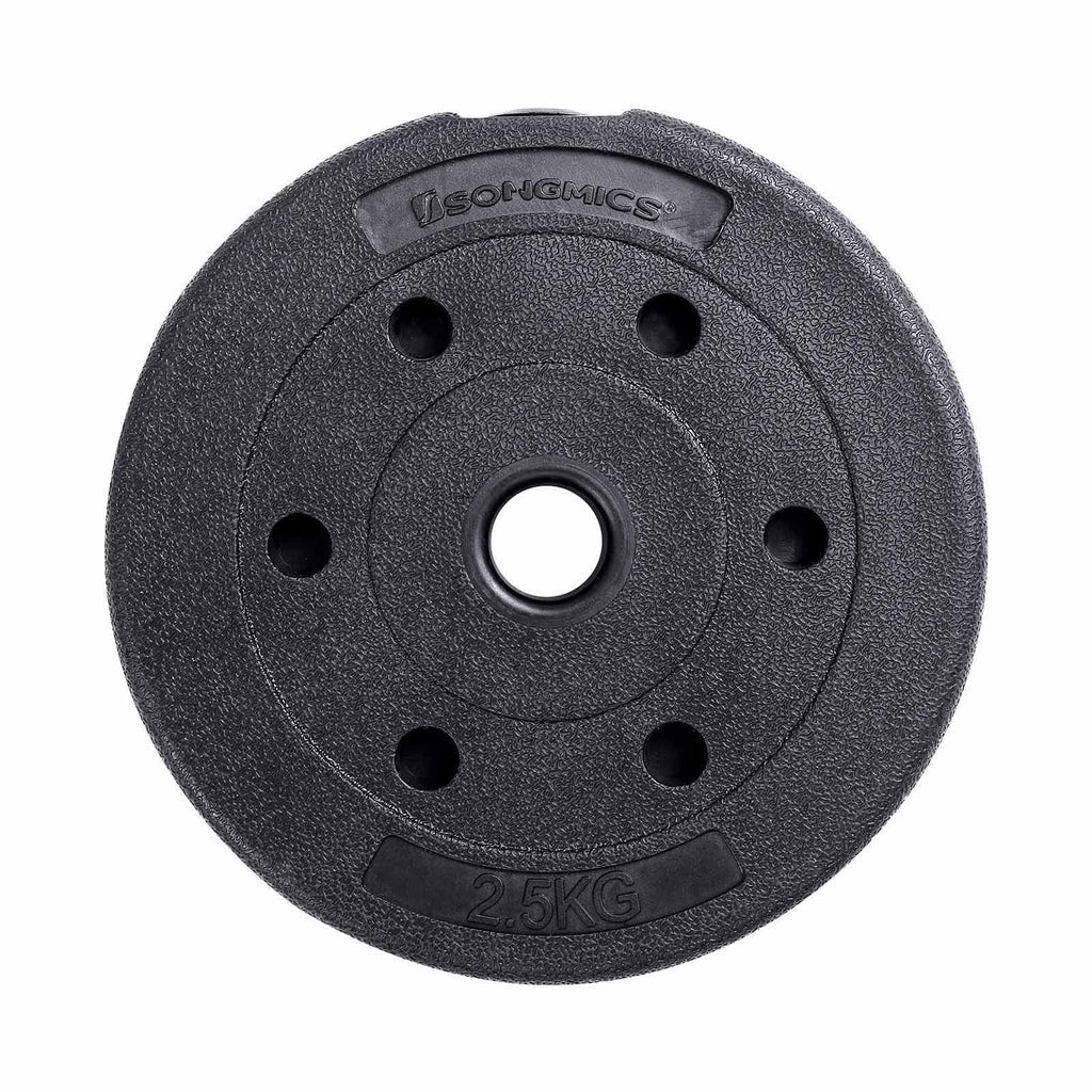 HALKERS - Dumbbell set - 2 x 15 kg - Total 30 kg - Black