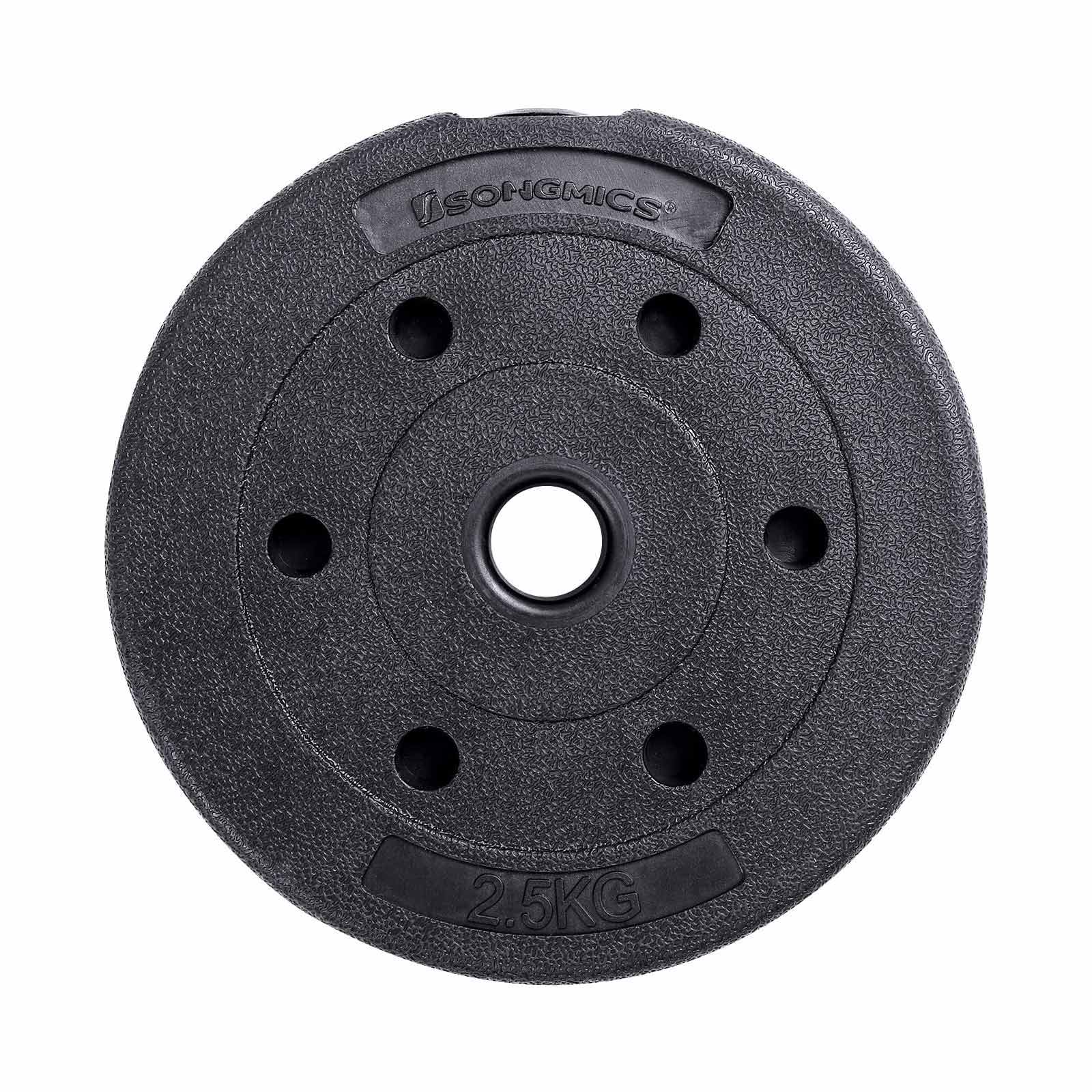 HALKERS - Dumbbell set - 2 x 15 kg - Total 30 kg - Black