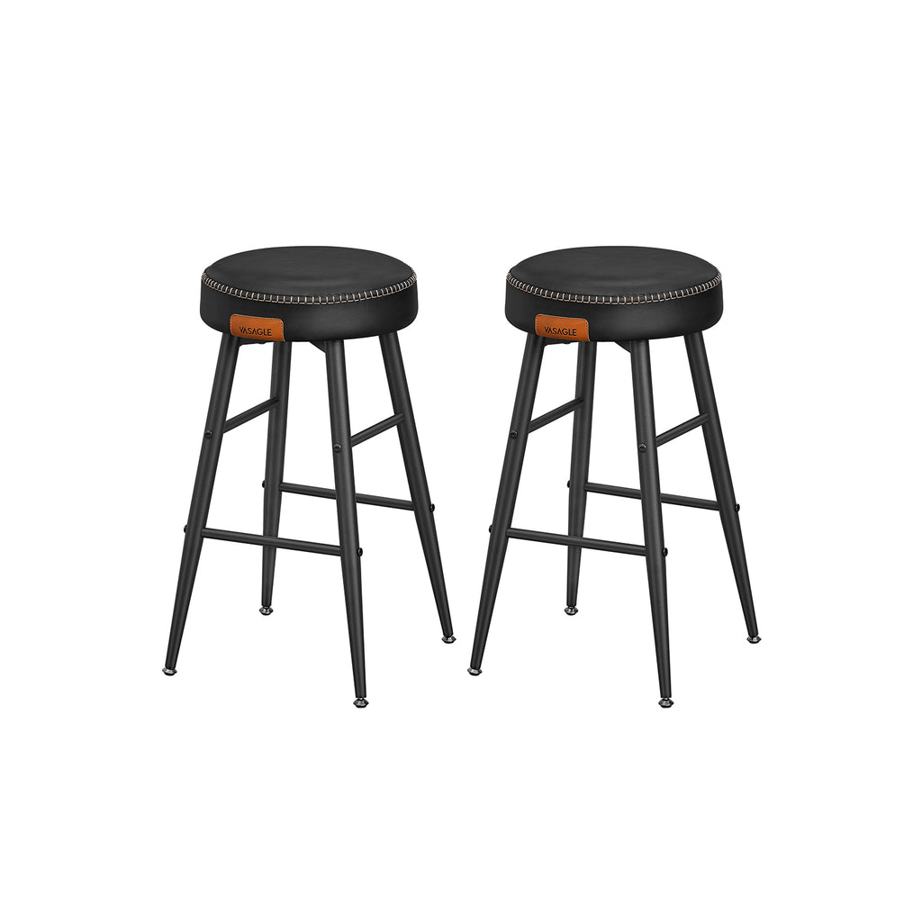 Ekho collection - Bar stool - Set of 2 - easy to mount - 63 cm high