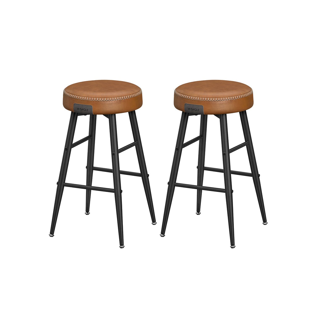Ekho collection - Bar stool - Set of 2 - easy to mount - 63 cm high