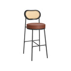Bar stools set of 2 - high stools - Bent backrest - Breakfast bar