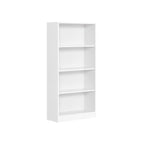 Bookcase - 4 levels - Adjustable shelves - White
