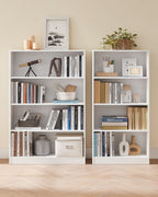 Bookcase - 4 levels - Adjustable shelves - White