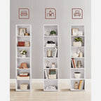 Bookcase - Living Room Cabinet - Bedroom Cabinet - Storage Cabinet - White