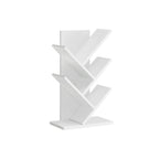 Bookcase - Tree form - Space -saving - Vintage Brown