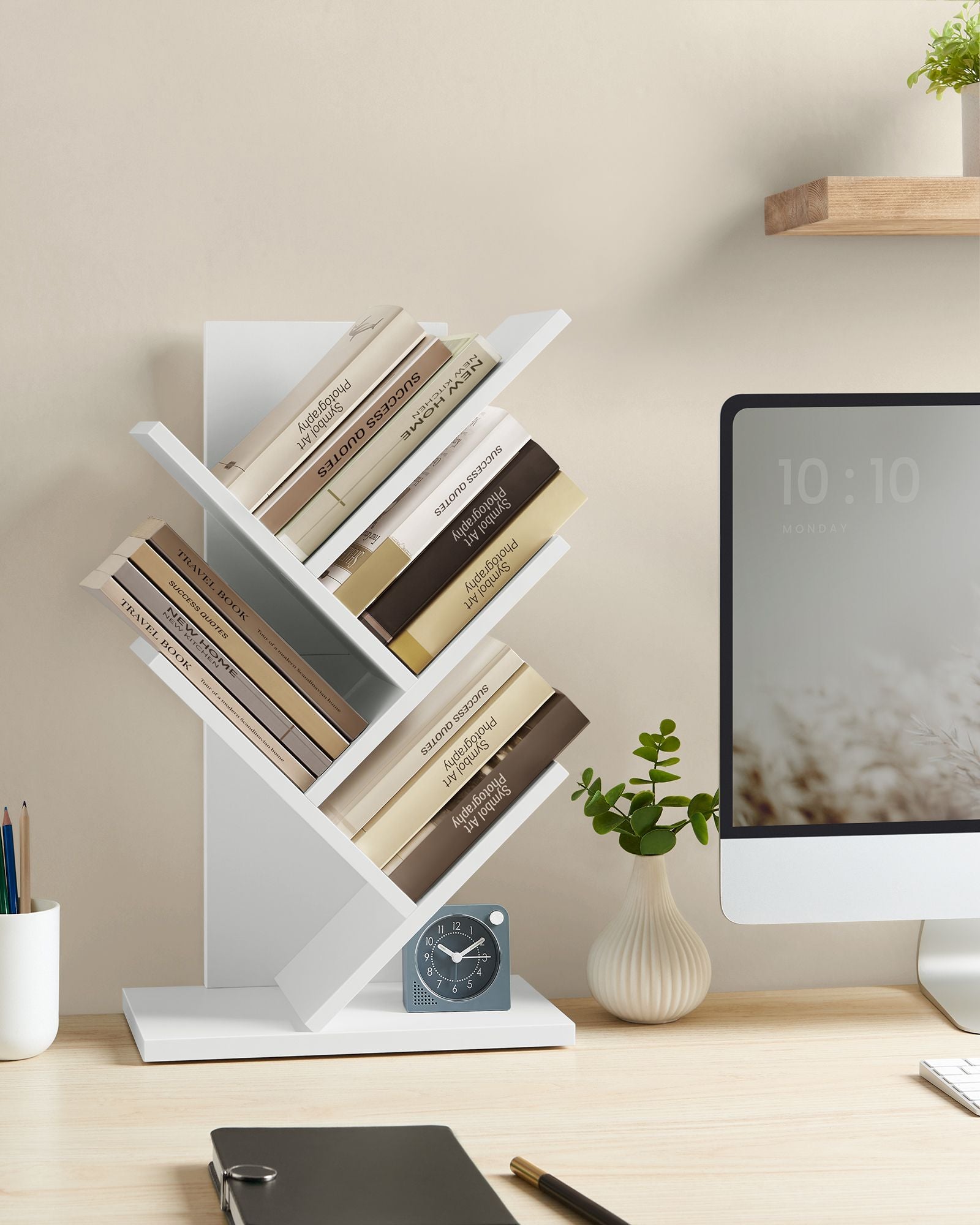 Bookcase - Tree form - Space -saving - Wolkwit