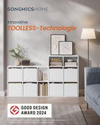 Bookcase with 6 compartments 27 x 83 x 61.6 cm Snow White