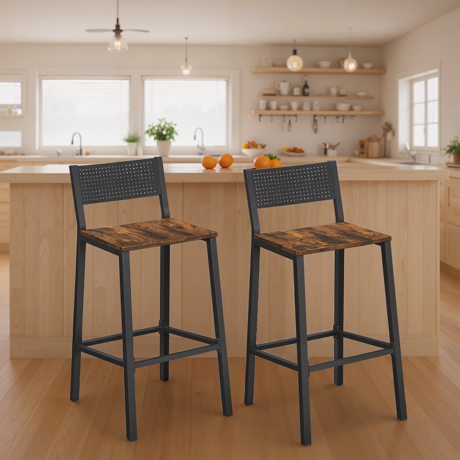 Bar stools set of 2, bar chairs, kitchen chairs