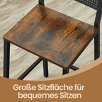 Bar stools set of 2, bar chairs, kitchen chairs