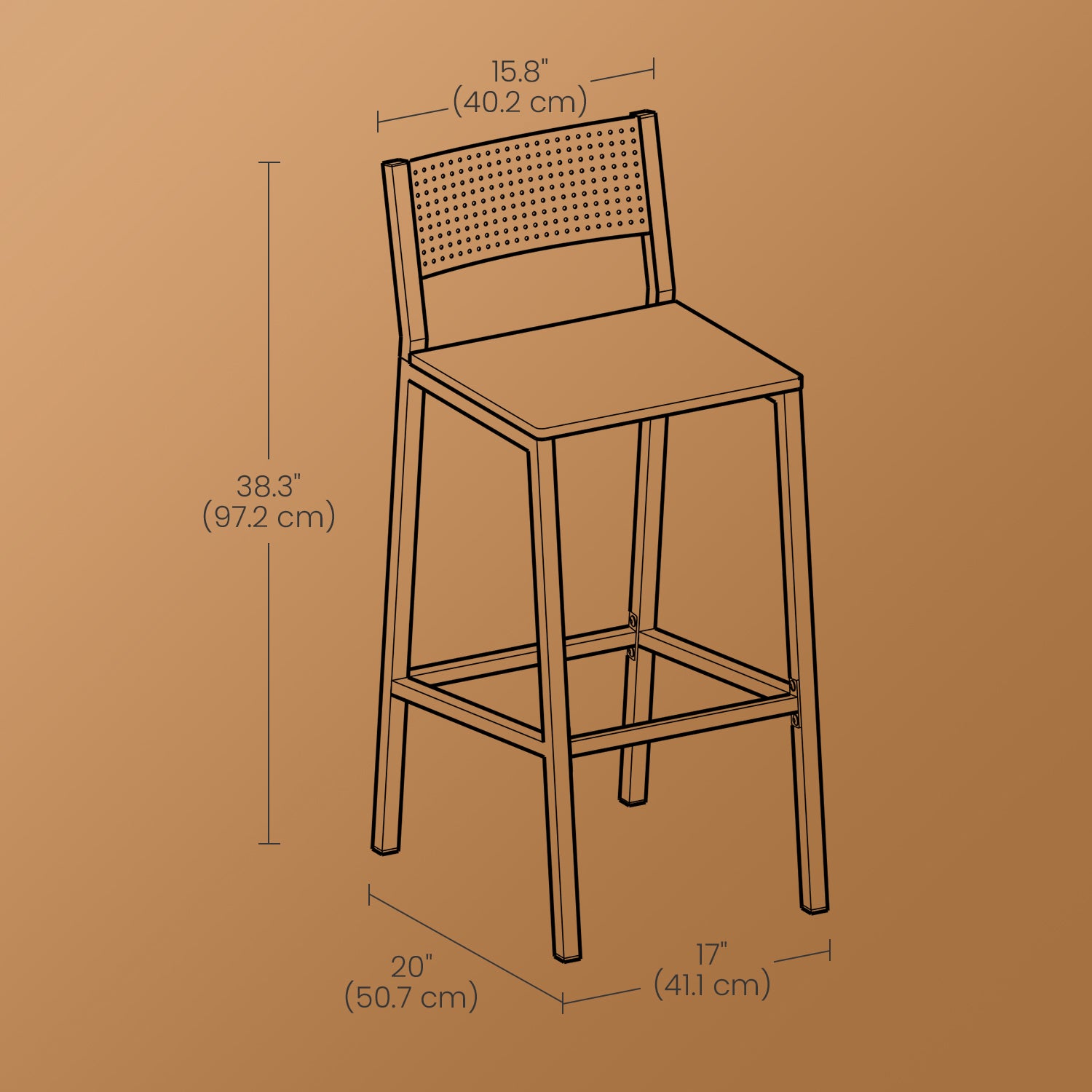 Bar stools set of 2, bar chairs, kitchen chairs