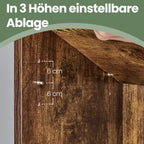 6-layer bookcase in Scandinavian style, standing shelf for living room