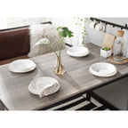 Bar table - High kitchen table with 2 bar stools - Metal frame - Gray/black