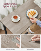 Bartafelset - with bar stools - greige spotted and ink black