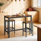 Bartafel - Industrial look - with 2 bar stools