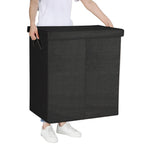 Laundry basket - 142 l - Washer with separate subjects - Black