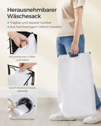Laundry basket-removable-for laundry room-ink-black-wolkwit