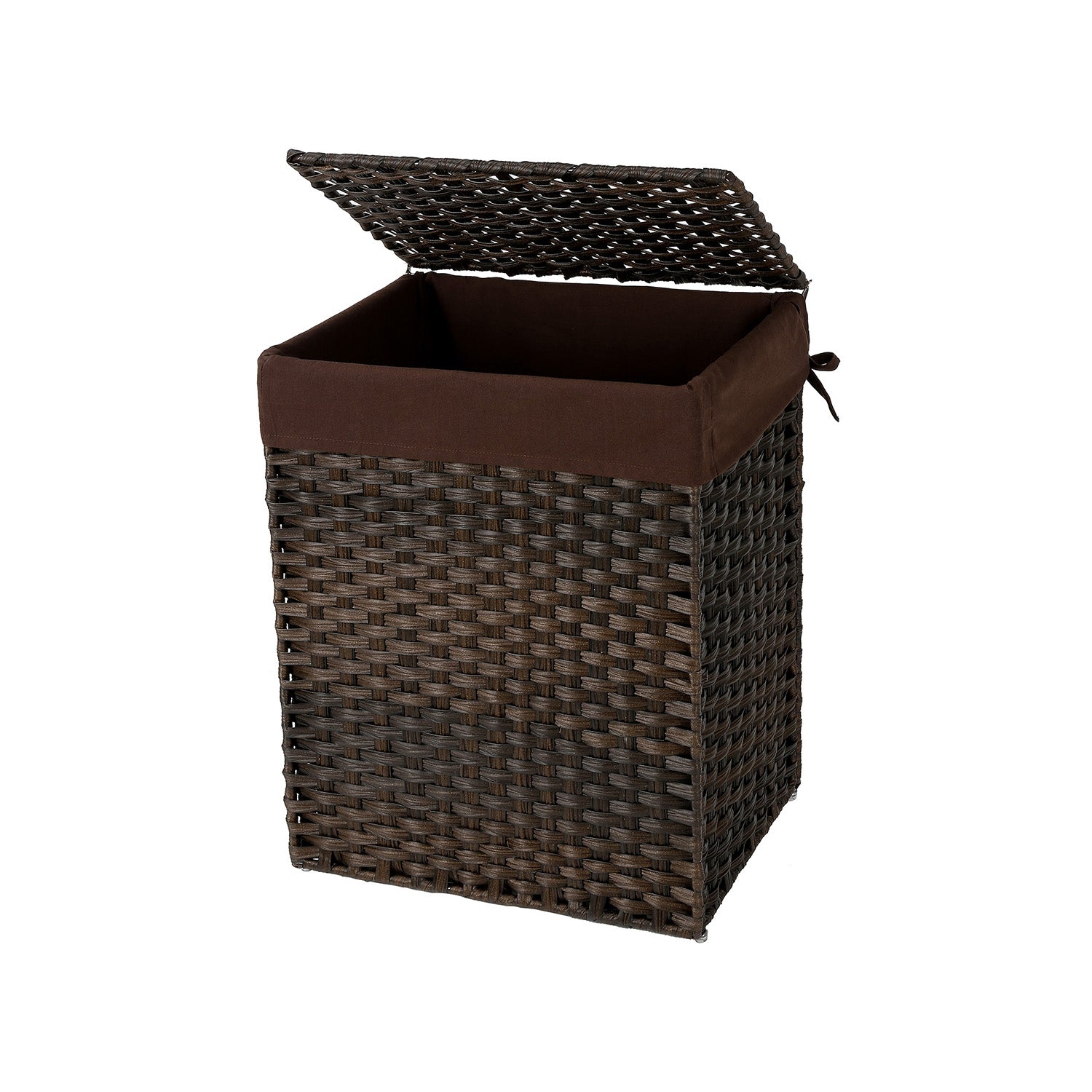 Laundry basket - Polyrotan - 90 L - Brown