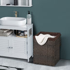 Laundry basket - Polyrotan - 90 L - Brown