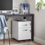 Roll container - drawer unit on wheels - With 2 locks - White