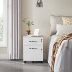 Roll container - drawer unit on wheels - With 2 locks - White