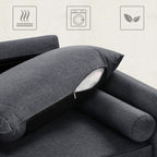Bank 3-seater-Gray