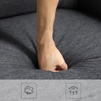 Bank 3-seater-Gray