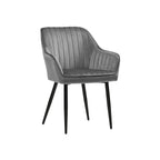 Dining room chair - armchair with armrests - Updated - Gray