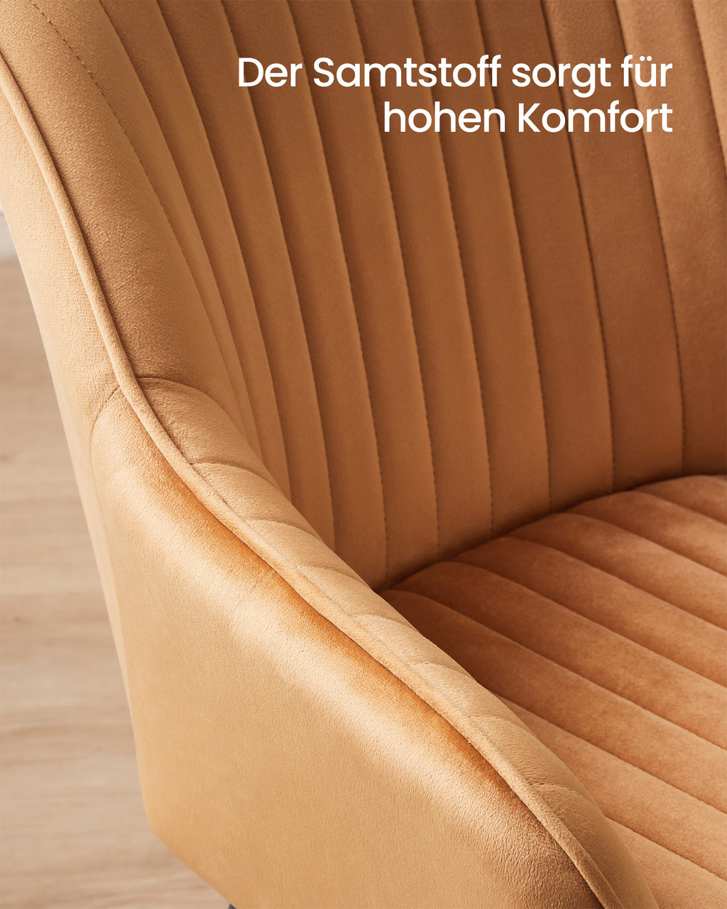 Dining room chair-with armrests, caramel brown ink black