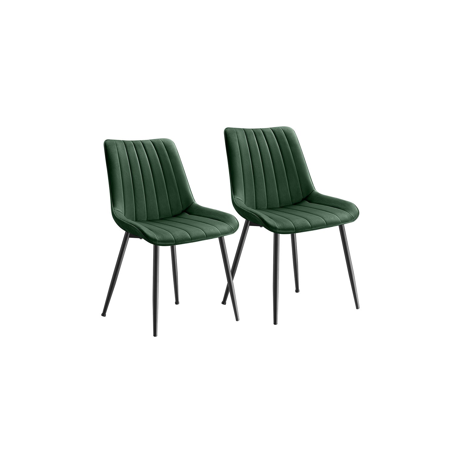 Dining room chair set of 2 caramel brown-ink black