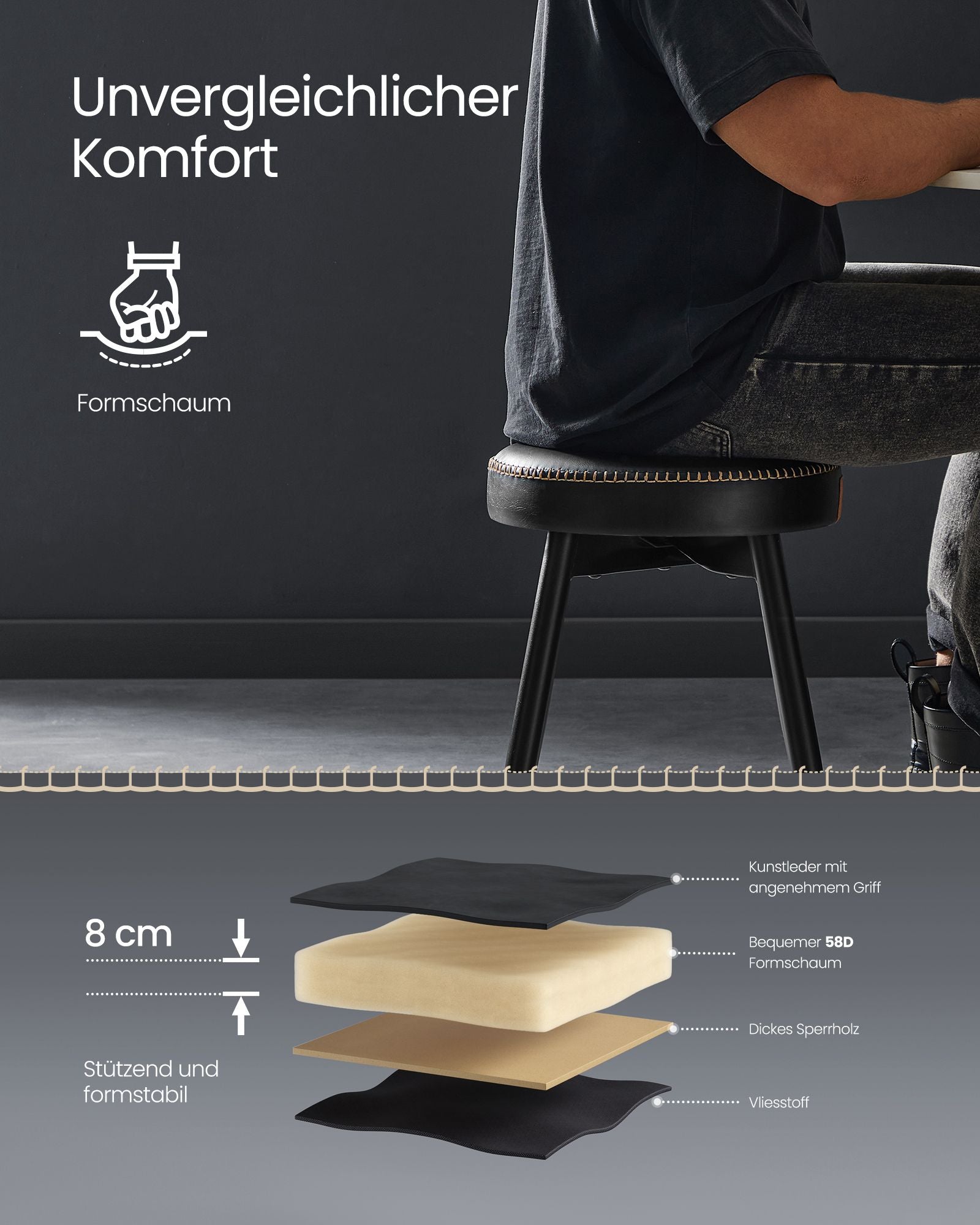 Ekho collection - Dining room chair - with simple assembly