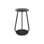 Side table with 2 levels and Leigrijze Glass Sheet