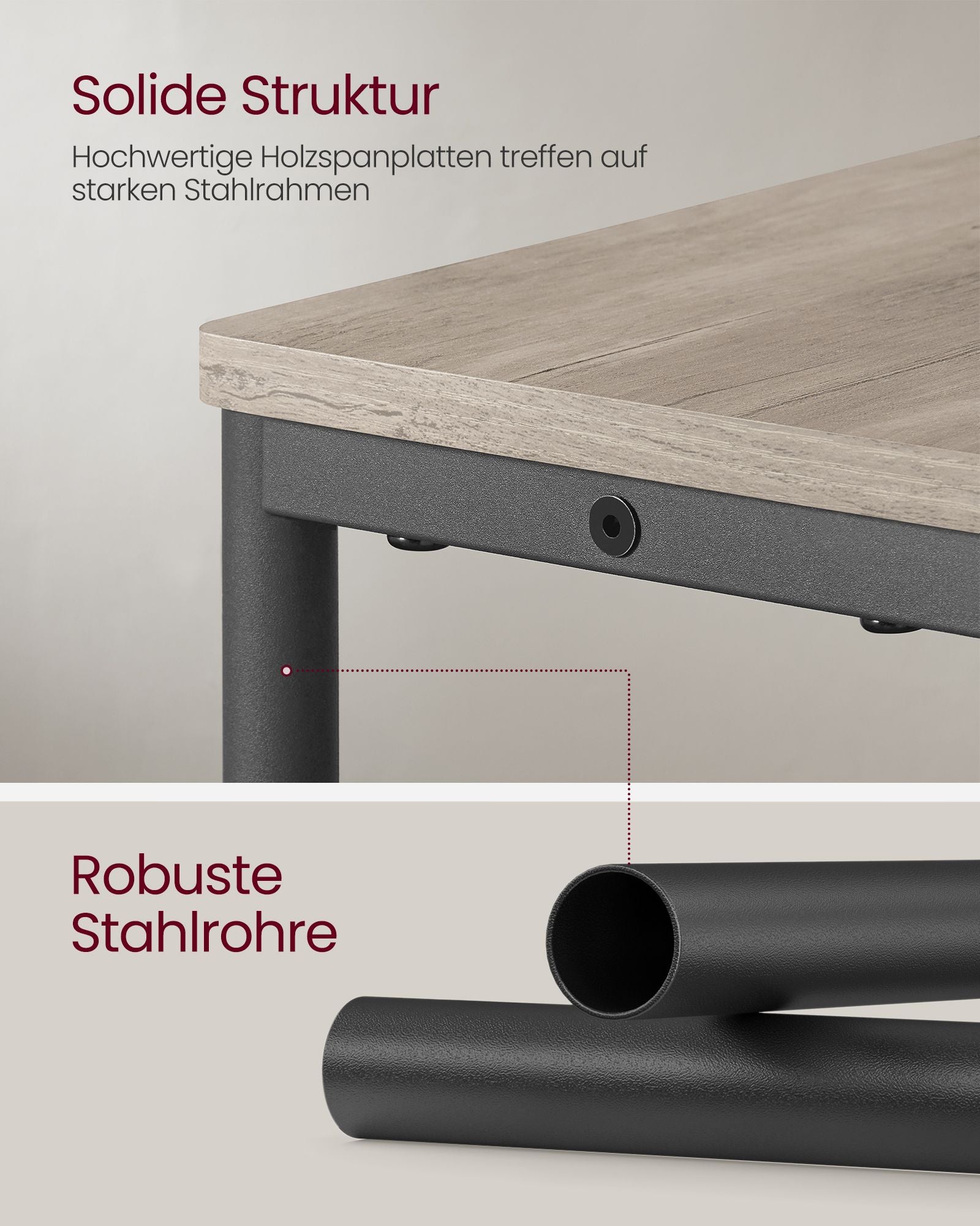 Side table-with 3 shelves-narrow-greige spotted-ink black