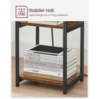 Bedside table with socket