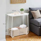 Square side table, small table, small coffee table