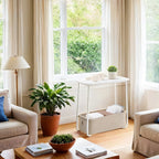 Square side table, small table, small coffee table