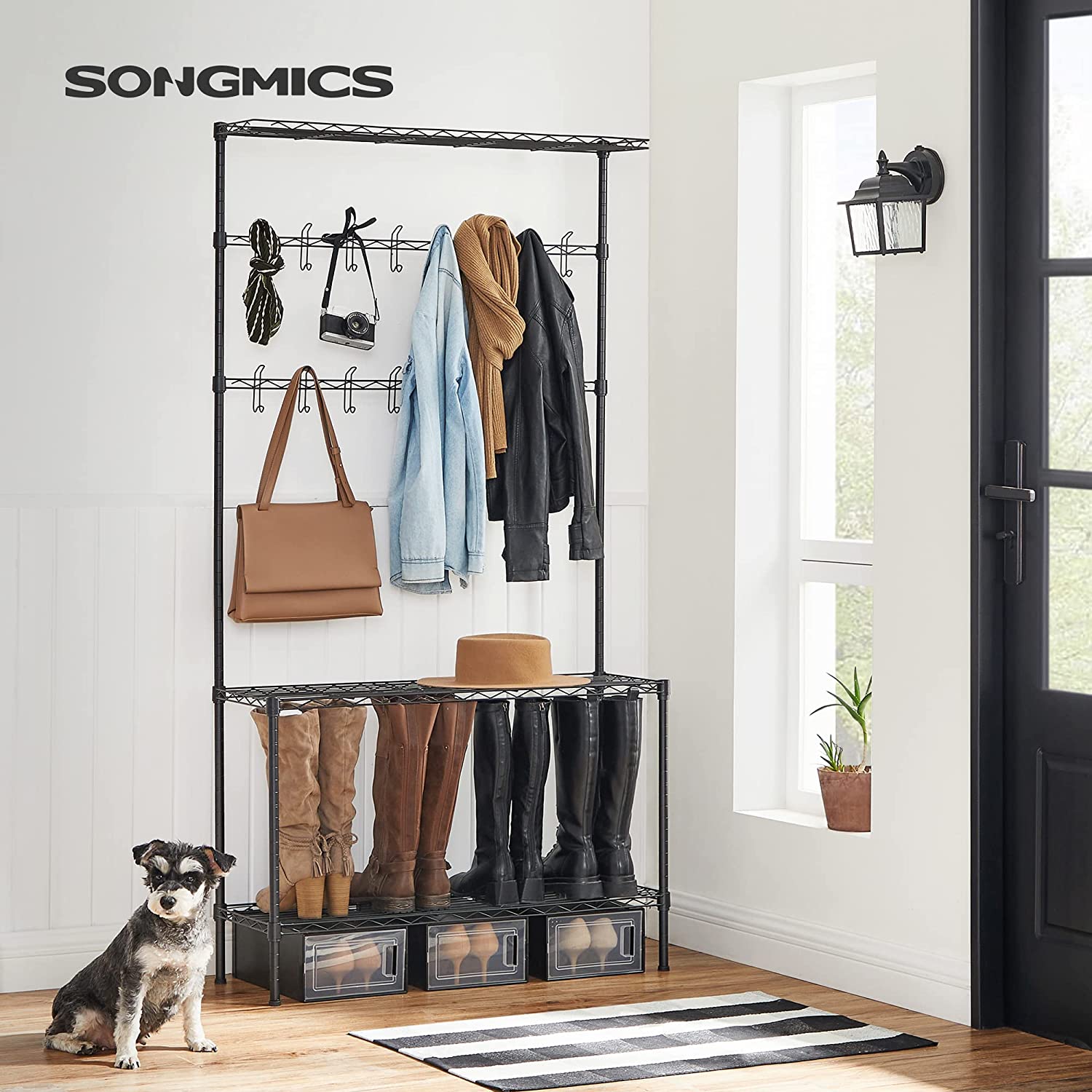 Coat rack - with shoe rack