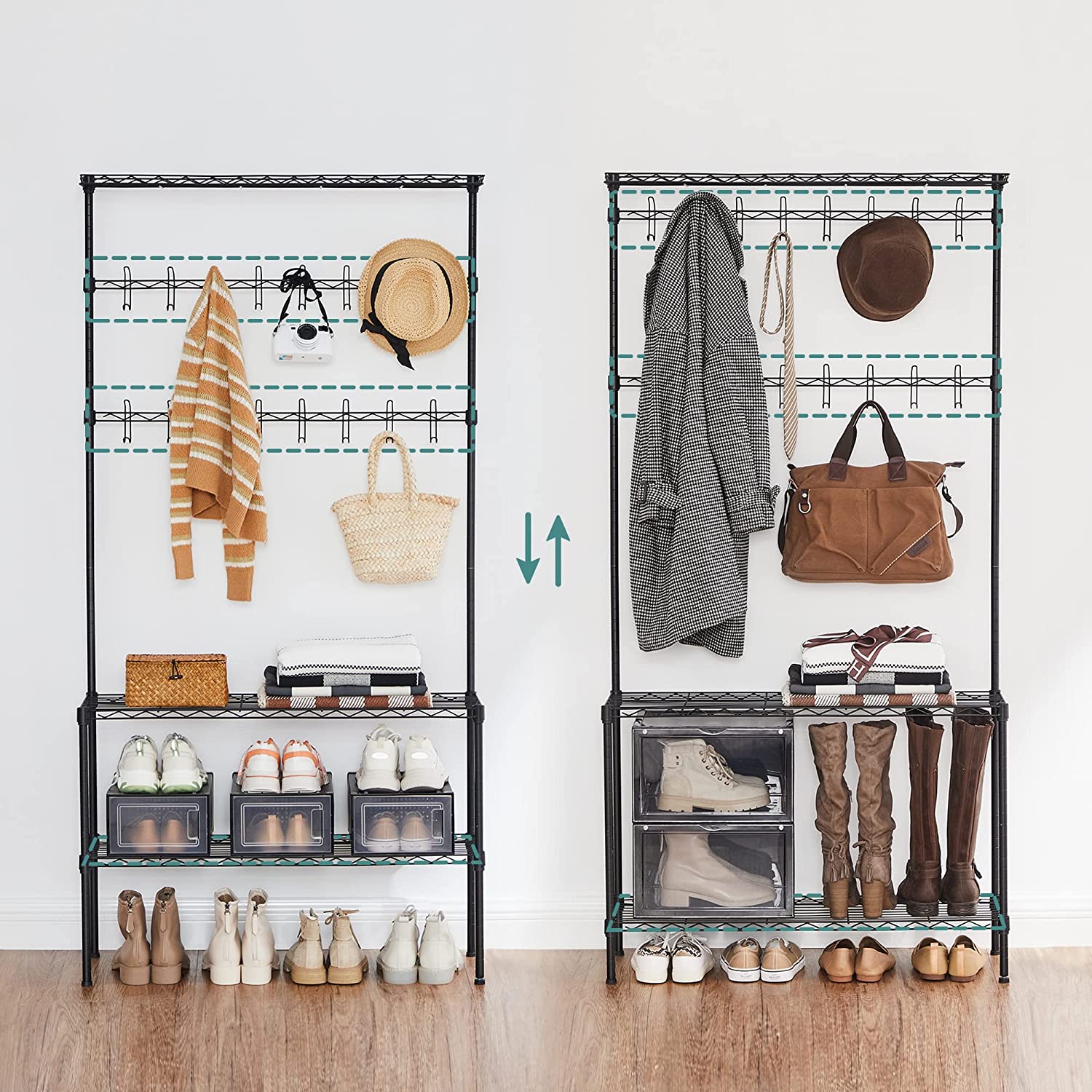 Coat rack - with shoe rack