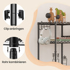 Bathroom shelf, standing plank, metal shelf