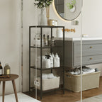 4-layer shelf made of tempered glass bathroom shelf bathroom shelf