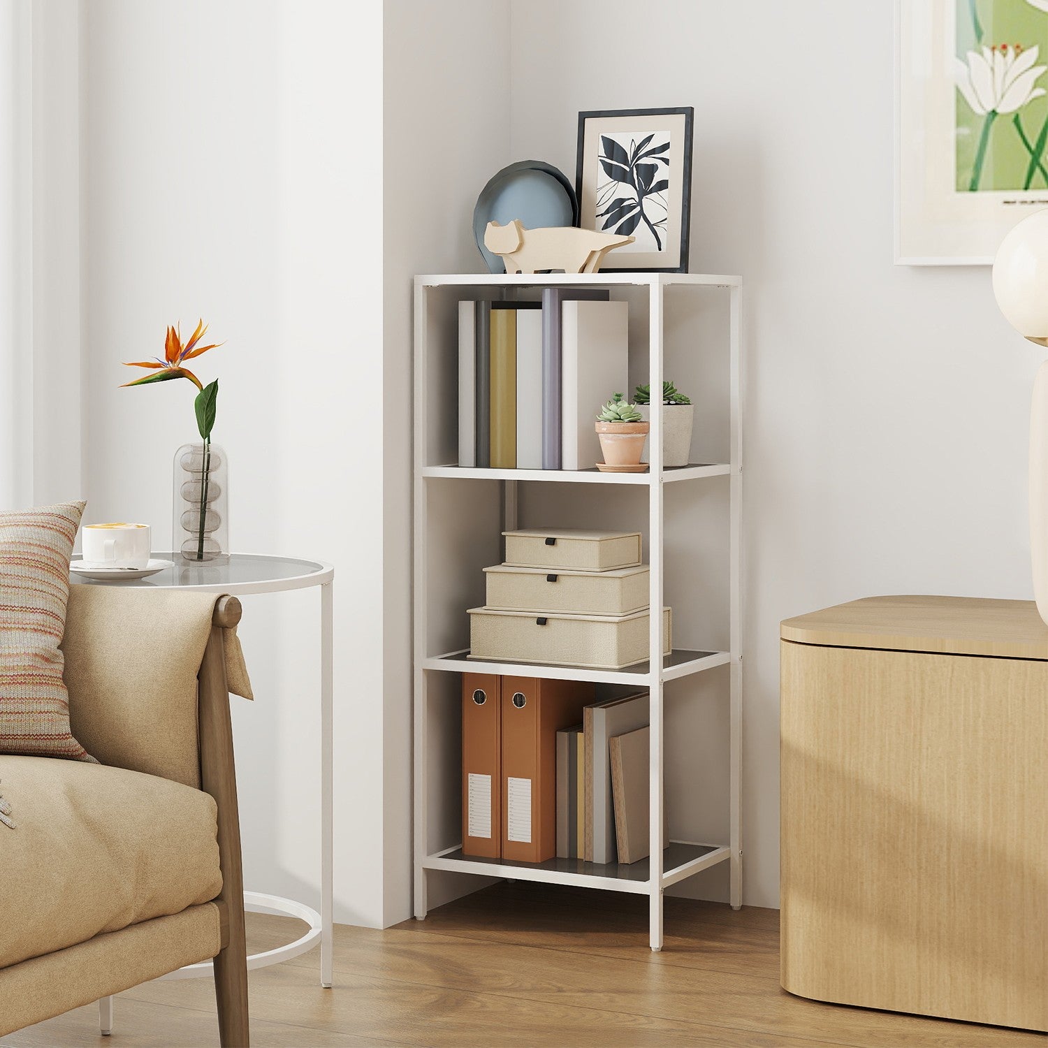 4-layer shelf made of tempered glass bathroom shelf bathroom shelf